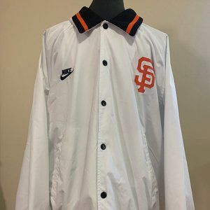 San Francisco Giants Button Up Coaches Jacket